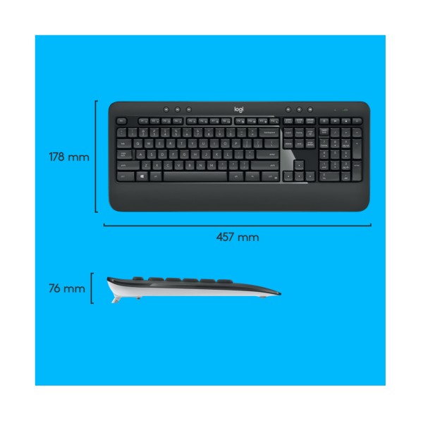 B-Keyboard & Mouse Logitech Wireless MK540 (US) (920-008685)