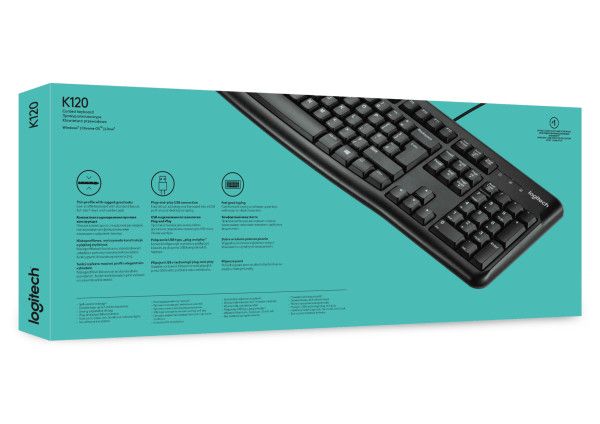 Keyboard Logitech K120 for Business (US) (920-002479) - USB