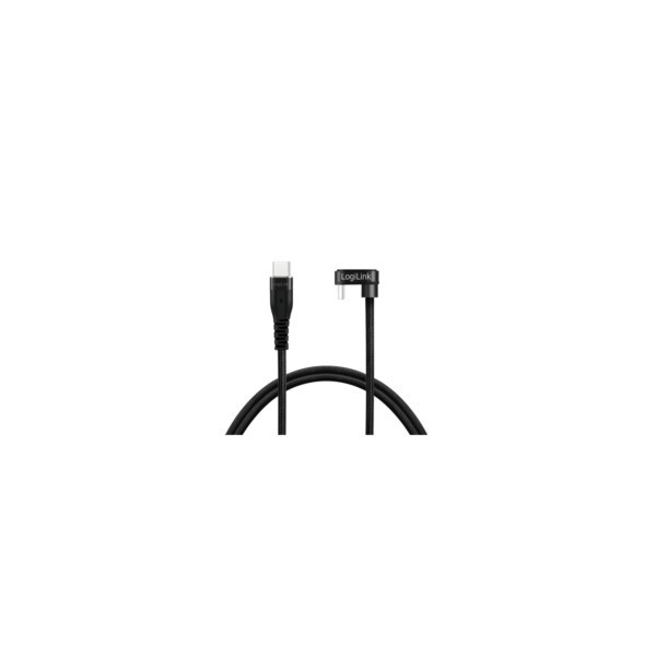 Kabel LogiLink USB 2.0 Type C (M) zu USB Type C (M) 1m black (CU0190)