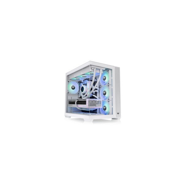 B-PC- Gehäuse Thermaltake View 380 TG ARGB Snow White