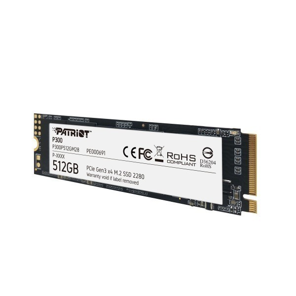 SSD Patriot P300 512GB M.2 PCIe 3.0 P300P512GM28