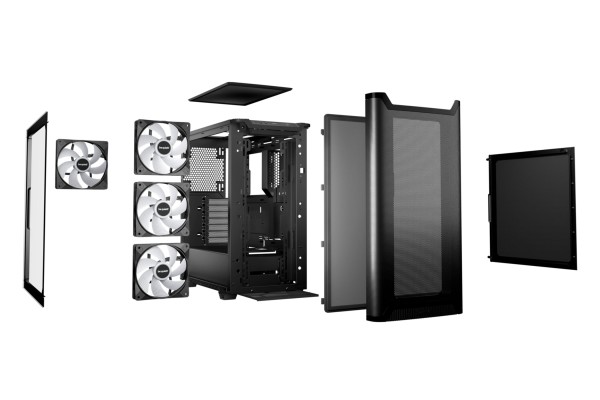 PC- Gehäuse BeQuiet Pure Base 501 DX black