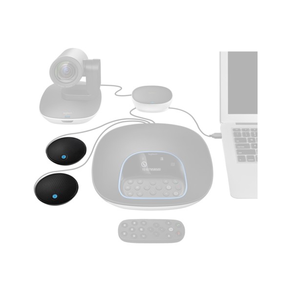 Mikrofonerweiterung Logitech for GROUP black (989-000171)