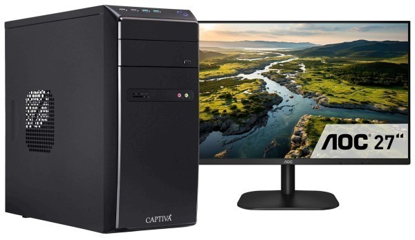 Captiva PC Power Starter R98-545 TFT Bundle (Ryzen 7 5700G/SSD 1TB/8GB/WLAN/w/o OS)