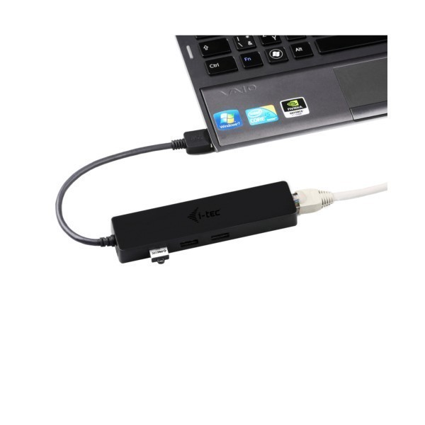 i-tec USB-C Slim HUB 3-Port mit Gigabit Ethernet Adapter