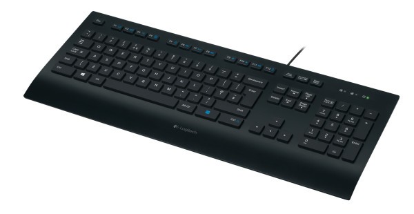 Keyboard Logitech K280E Pro Business - Kabelgebunden- Schwarz (US) (920-005217)