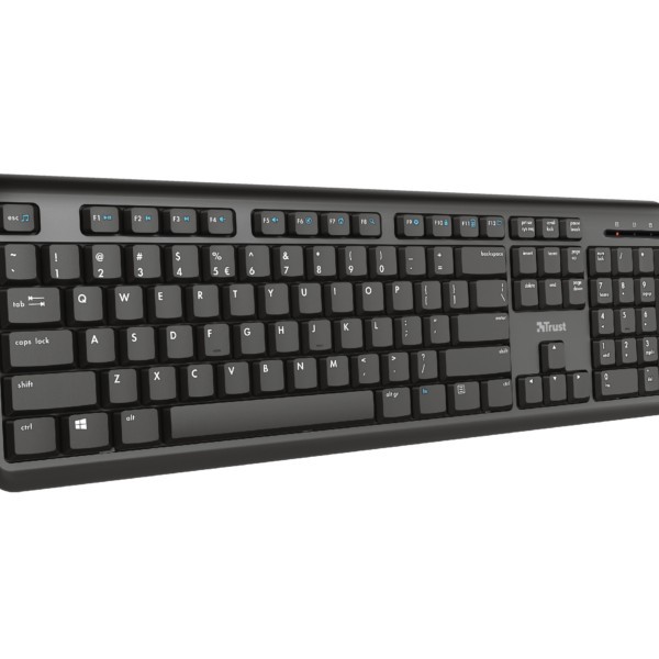 Keyboard Trust TK-350 DE schwarz 24415