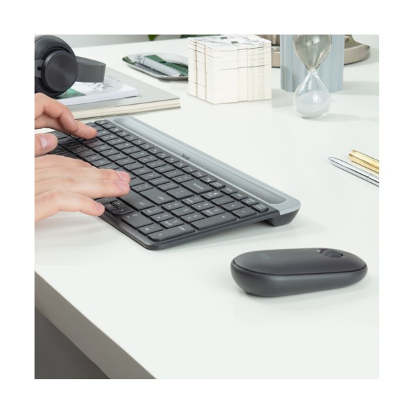 B-Keyboard & Mouse Logitech Wireless Combo MK470 slim black (US) (920-009204)
