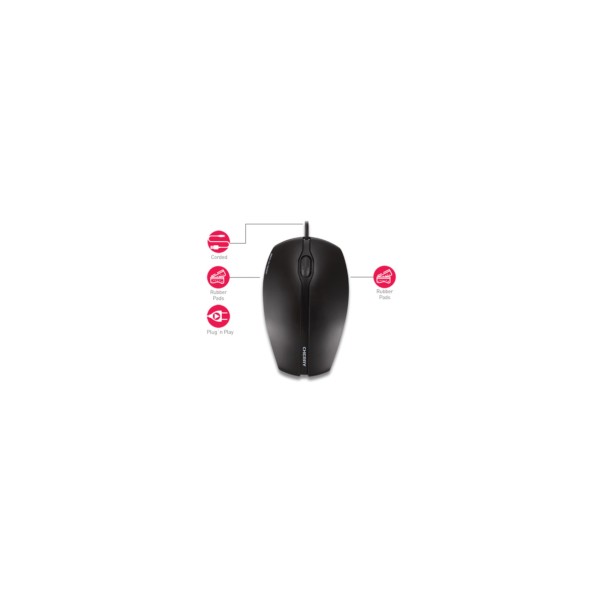Mouse Cherry Gentix illuminated schwarz (JM-0300)