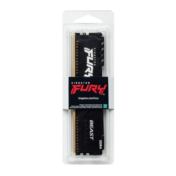 DDR4 8GB PC 3200 Kingston FURY Beast KF432C16BB/8 1x8GB
