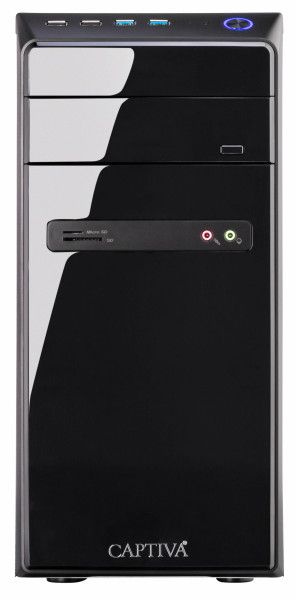 Komplettrechner Captiva Power Starter R64-120 (Ryzen 5 5600G/SSD 500GB/16384/DVD-RW/MSI/Windows 11 Home 64-bit)