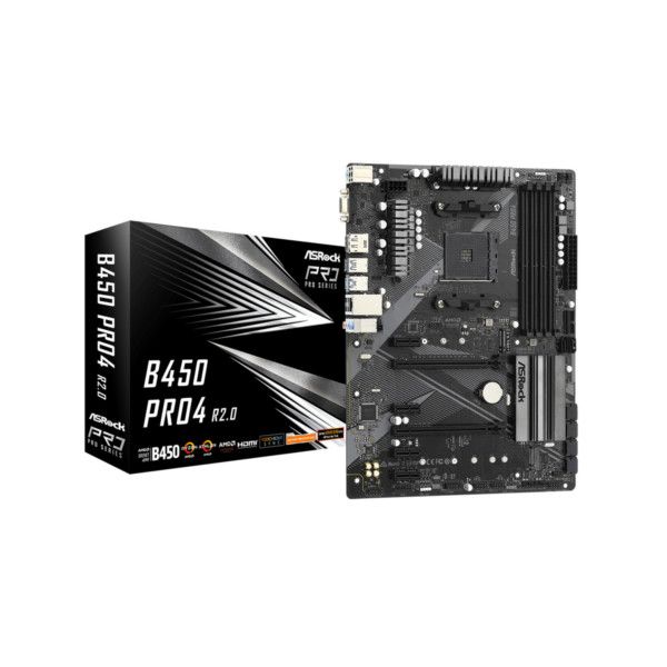 ASROCK B450 PRO4 R2.0 (AM4) (D)