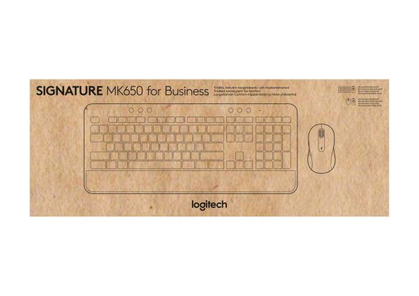 Keyboard & Mouse Logitech Wireless MK650 (DE) (920-010994)
