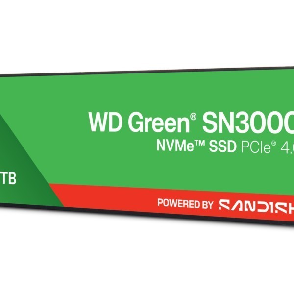 SSD WD Green 1TB SN3000 NVME M.2 PCIe 4.0 x4 WDS100T4G0E