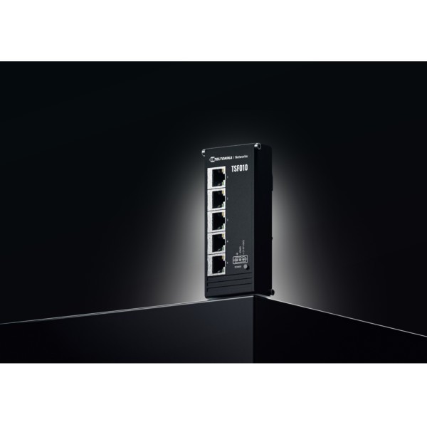 Teltonika TSF010 Unmanaged Ethernet-Switch 5x100 Mbps, flat