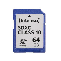SD Card SDHC 64GB Intenso 1 Adapter Class 10 3411490 SD Card SDHC 64GB Intenso 1 Adapter Class 10 3411490