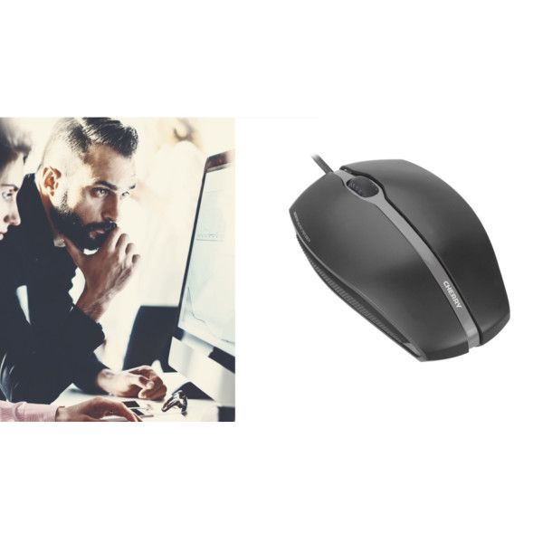 Mouse Cherry Gentix silent schwarz (JM-0310-2)