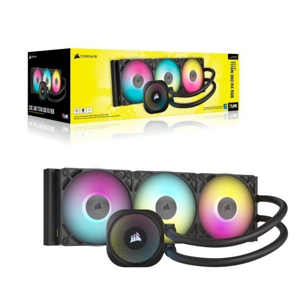 Cooler Corsair iCUE Link TITAN 360 RX RGB - Wasserkühlung