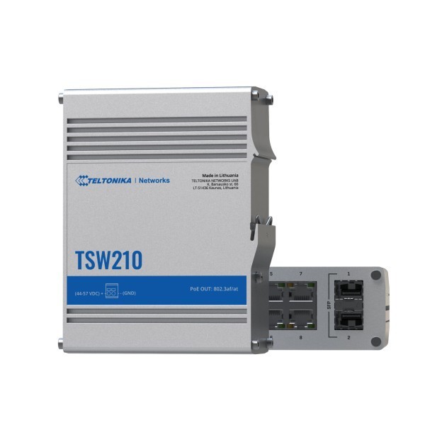 Teltonika TSW210 Unmanaged 8-port Switch 8x 10/100/1000