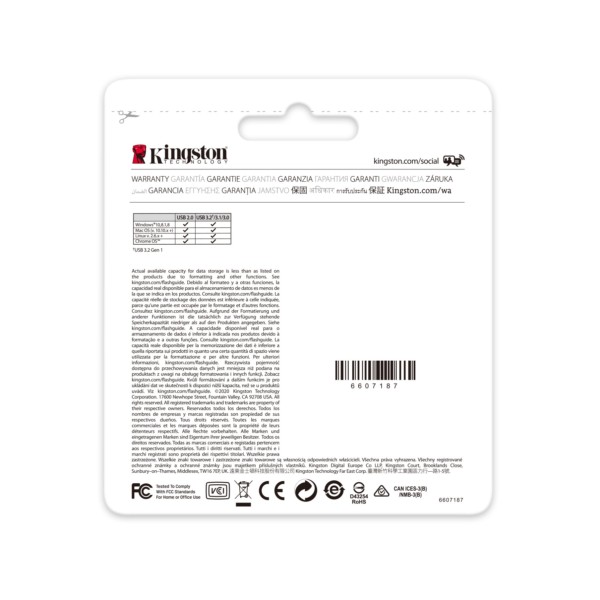 USB Stick 256GB Kingston DataTraveler Exodia  USB 3.2 DTX/256GB