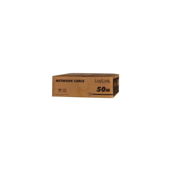 Kabel LogiLink Verlegekabel duplex PrimeLine Cat.7 orange 50m CPV0065