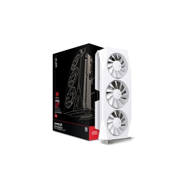 VGA XFX Radeon RX 9060 XT 16GB Mercury Gaming OC White