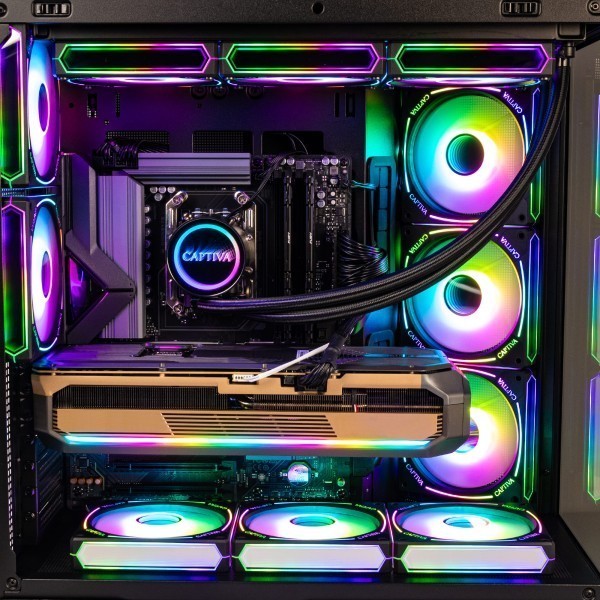 Captiva PC Ultimate Gaming R89-307 (Ryzen 7 7800X3D/RTX5090 32GB GDDR7/SSD 2TB/32GB/WLAN/Windows 11 Home 64-bit)