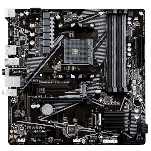 Gigabyte GA-A520M-DS3H WF6E (AM4) (D)