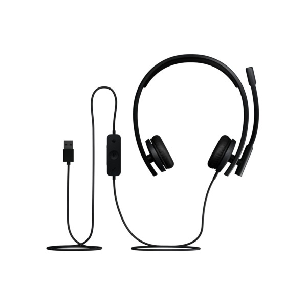 Headset Logitech H570e wired black USB-A (981-001430)