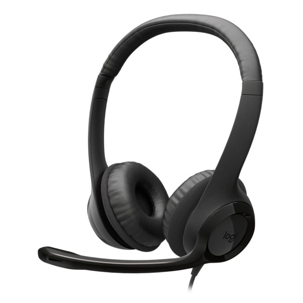 B-Headset Logitech H390 wired black (981-001576)