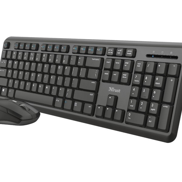 Keyboard & Mouse Trust TKM-350 schwarz 24011