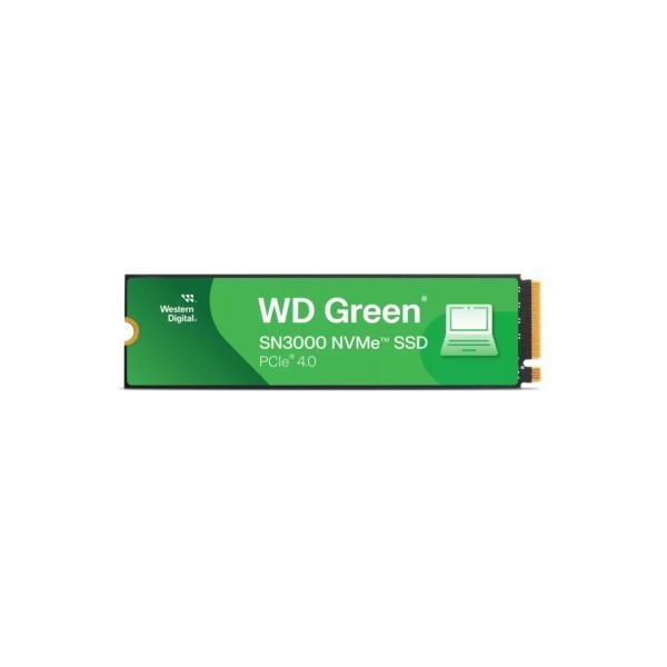 SSD WD Green 500GB SN3000 NVME M.2 PCIe 4.0 x4 WDS500G4G0E-00CPS0