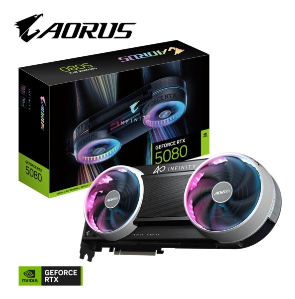 VGA Gigabyte GeForce® RTX 5080 16GB AORUS INFINITY