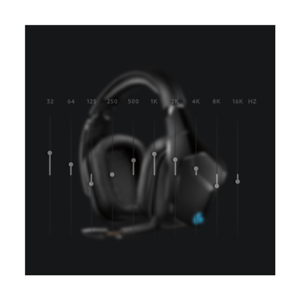 B-Headset Logitech Gaming G935 wireless black (981-000744)