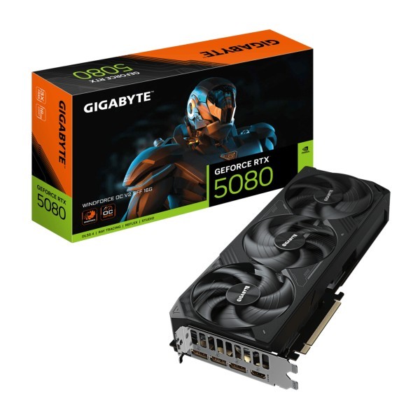 VGA Gigabyte GeForce® RTX 5080 16GB WINDFORCE SFF OC