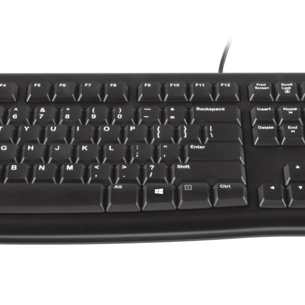B-Keyboard & Mouse Logitech Wired Combo MK120 black  (US) (920-002562)