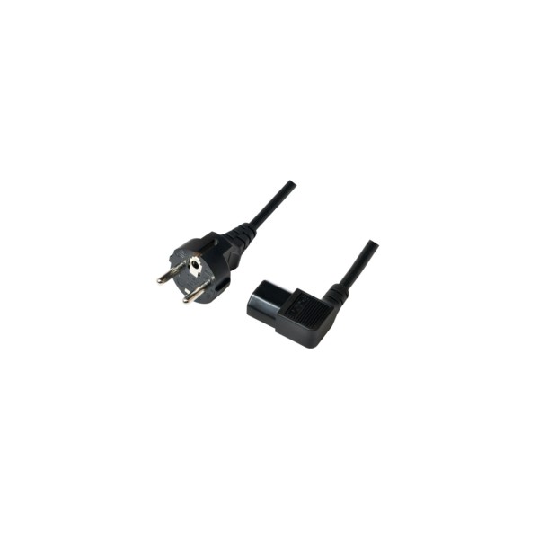 Kabel LogiLink Stromkabel power CEE 7/7 zu IEC 60320 schwarz 2m CP117