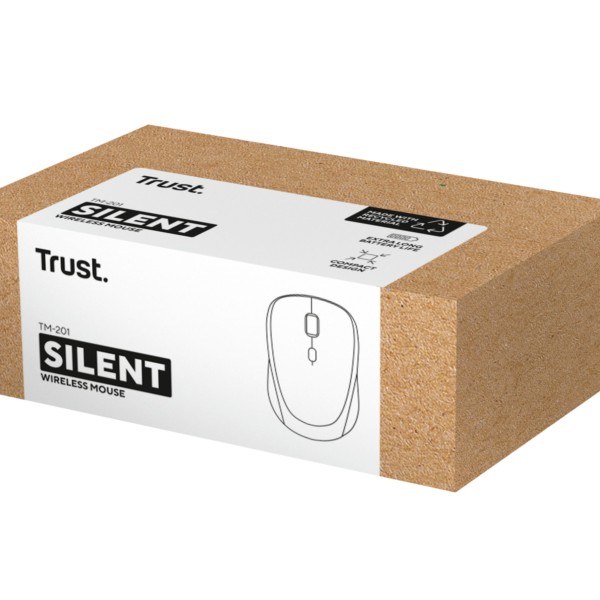 Mouse Trust TM-201 schwarz 24706