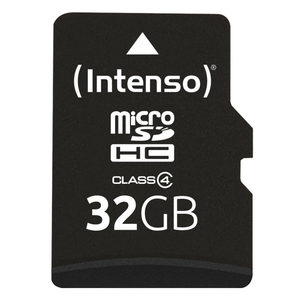 Micro SDHC 32GB Intenso 1 Adapter Class 4  3403480