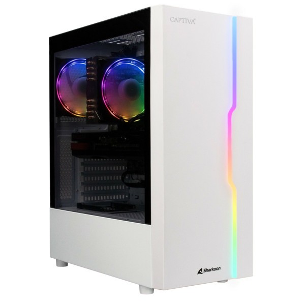 Captiva PC Advanced Gaming R83-725 (Ryzen 5 5600/RX7600 XT 16GB GDDR6/SSD 1TB/16GB/WLAN/w/o OS)