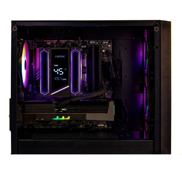 Captiva PC Highend Gaming I10-0088 (i5-14400F/RTX5070 12GB GDDR7/SSD 2TB/32GB/WLAN/w/o OS)