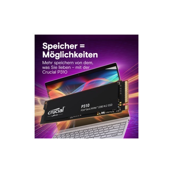 SSD Crucial 4TB P310 CT4000P310SSD8 PCIe M.2 NVME PCIe 4.0 x4