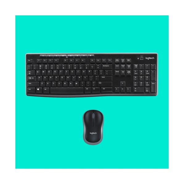 Keyboard & Mouse Logitech Wireless Combo MK270 black (US) (920-004509)