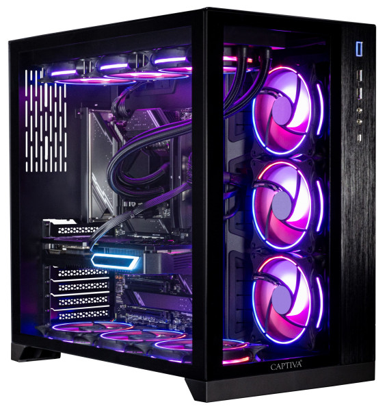 Captiva PC Highend Gaming I90-133 (i7-14700KF/RTX5070 12GB GDDR7/SSD 2TB/64GB/WLAN/Windows 11 Home 64-bit)