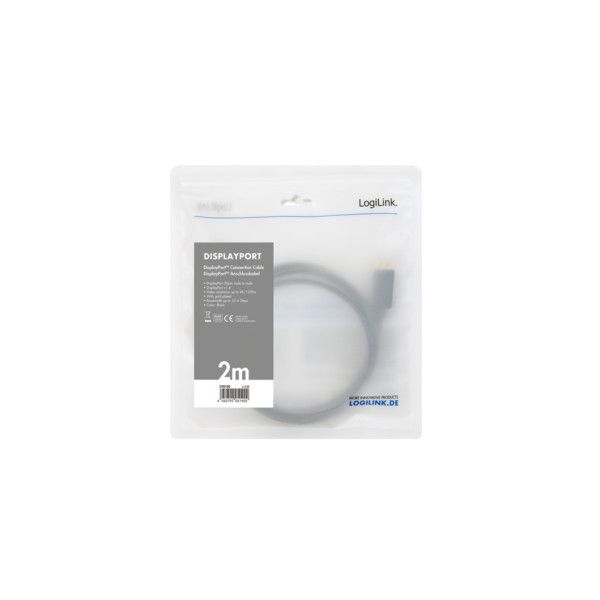 Kabel LogiLink DisplayPort - 2m