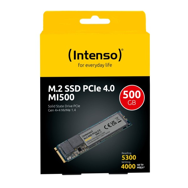 SSD Intenso 500GB MI500 M.2 2280 PCIe Gen.4 x4 NVME 1.4  3836450