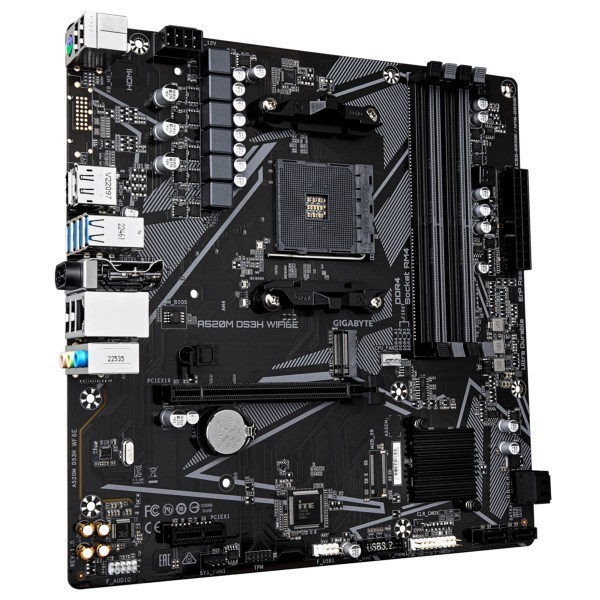 Gigabyte GA-A520M-DS3H WF6E (AM4) (D)