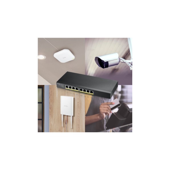 Zyxel Switch 8-port 10/100/1000 GS1915-8EP-EU0101F