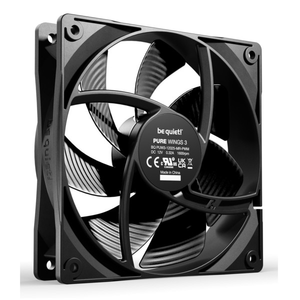 PC- Gehäuselüfter Be Quiet Pure Wings 3 PWM 120mm BL105