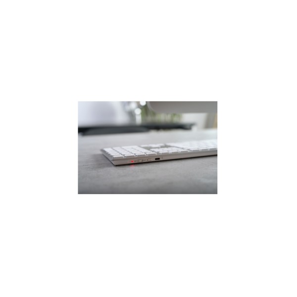 Keyboard Cherry KW 9100 Slim for Mac USB + Bluetooth silver (DE) (JK-9110DE-1)